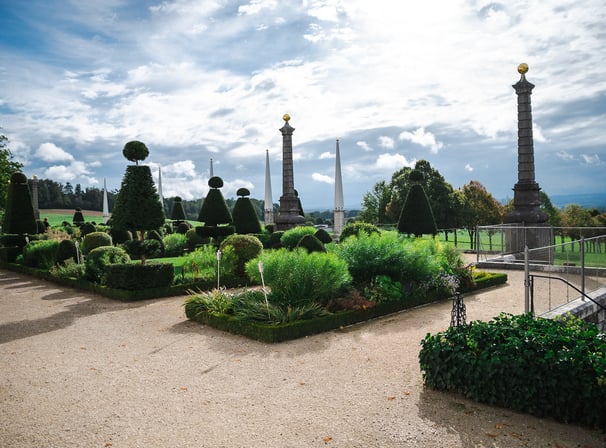 Barockgarten von Schloss Waldegg bei Solothurn